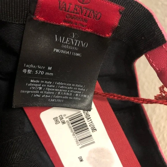 Grand NEE Valentino Garavani VLTN Logo Cap Pink is available  display picture 3